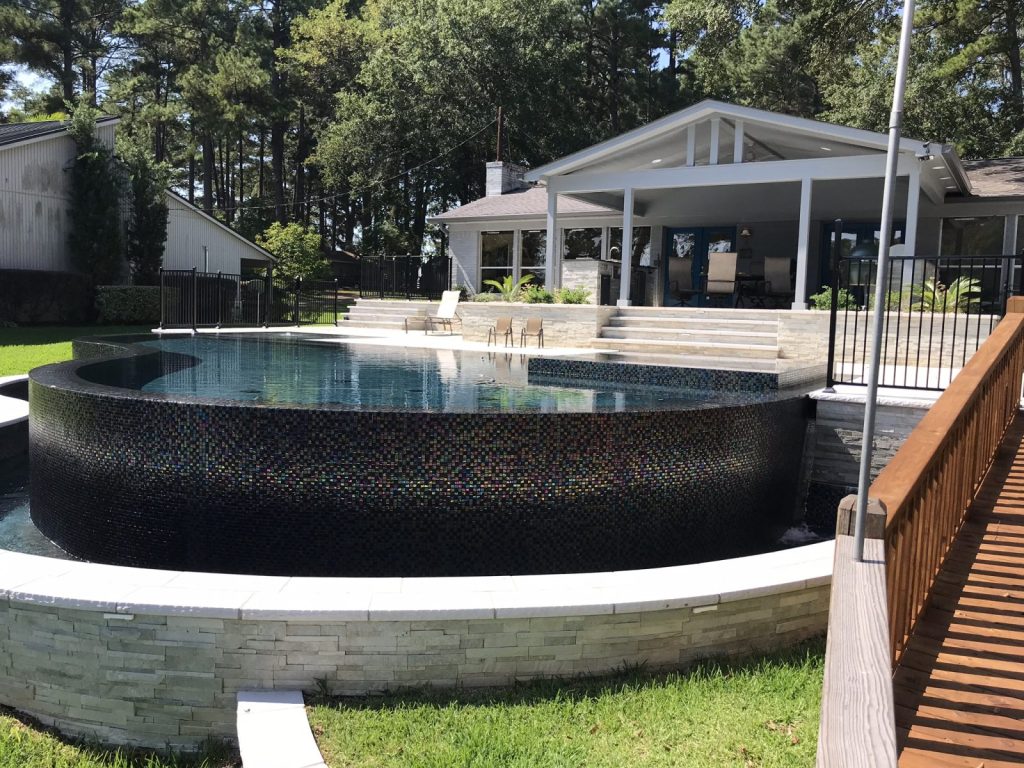 outdoor living space in Southlake, TX